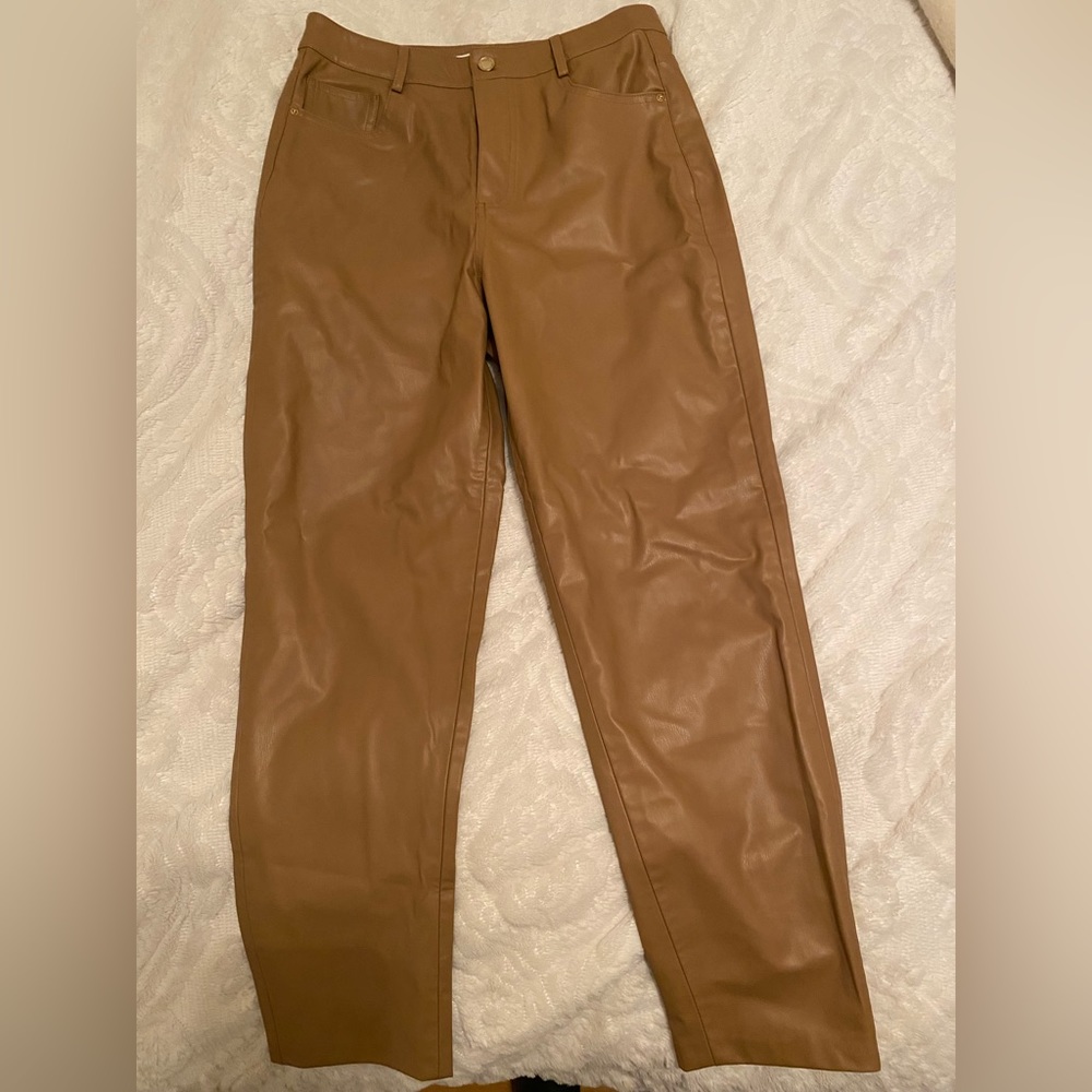 Zara faux leather pants. Worn once.
